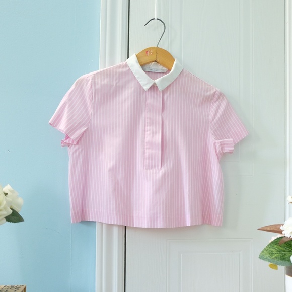 ZARA Crop shirt - Picture 1 of 4